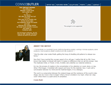 Tablet Screenshot of conniebutlersculptures.com